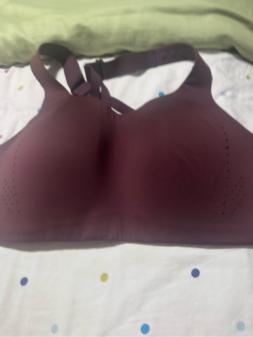 lululemon athletica Deep Burgundy Seamless Support Bra